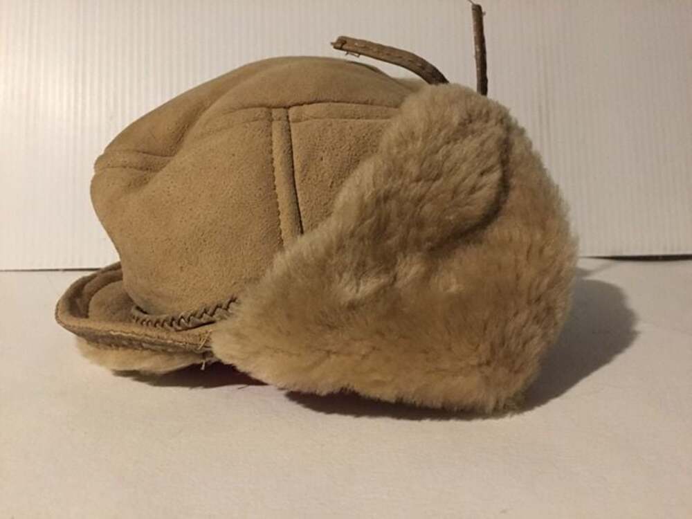 Winter hat. Genuine Suede. Size Small. Good for teens.